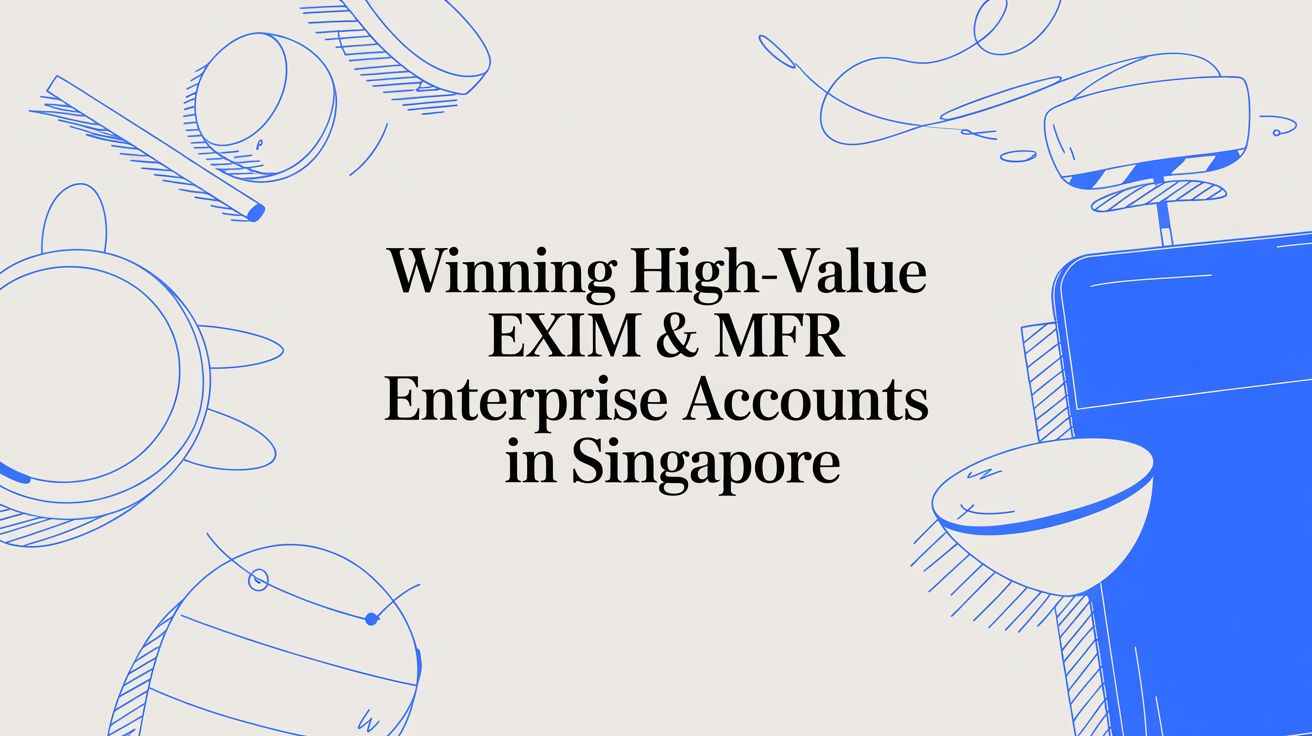 Winning High-Value Exim & Mfr Enterprise Accounts in Singapore