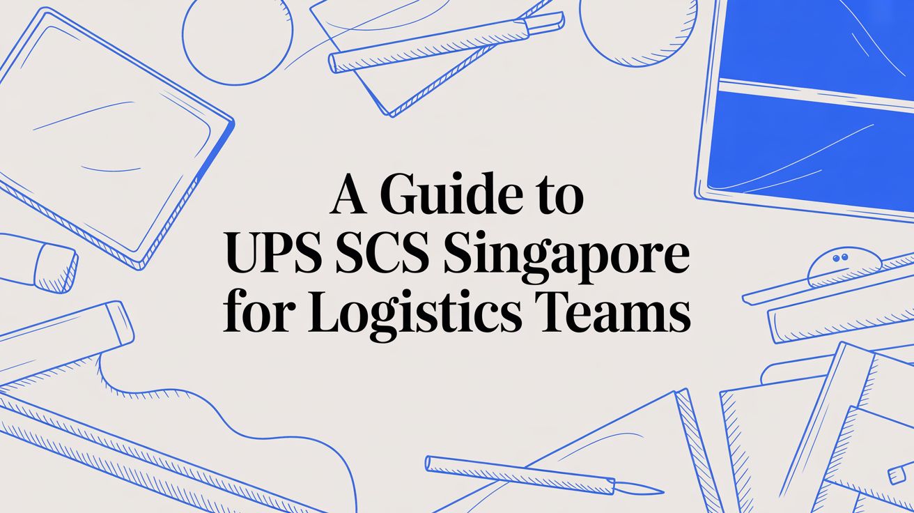 A Guide to UPS SCS Singapore for Logistics Teams