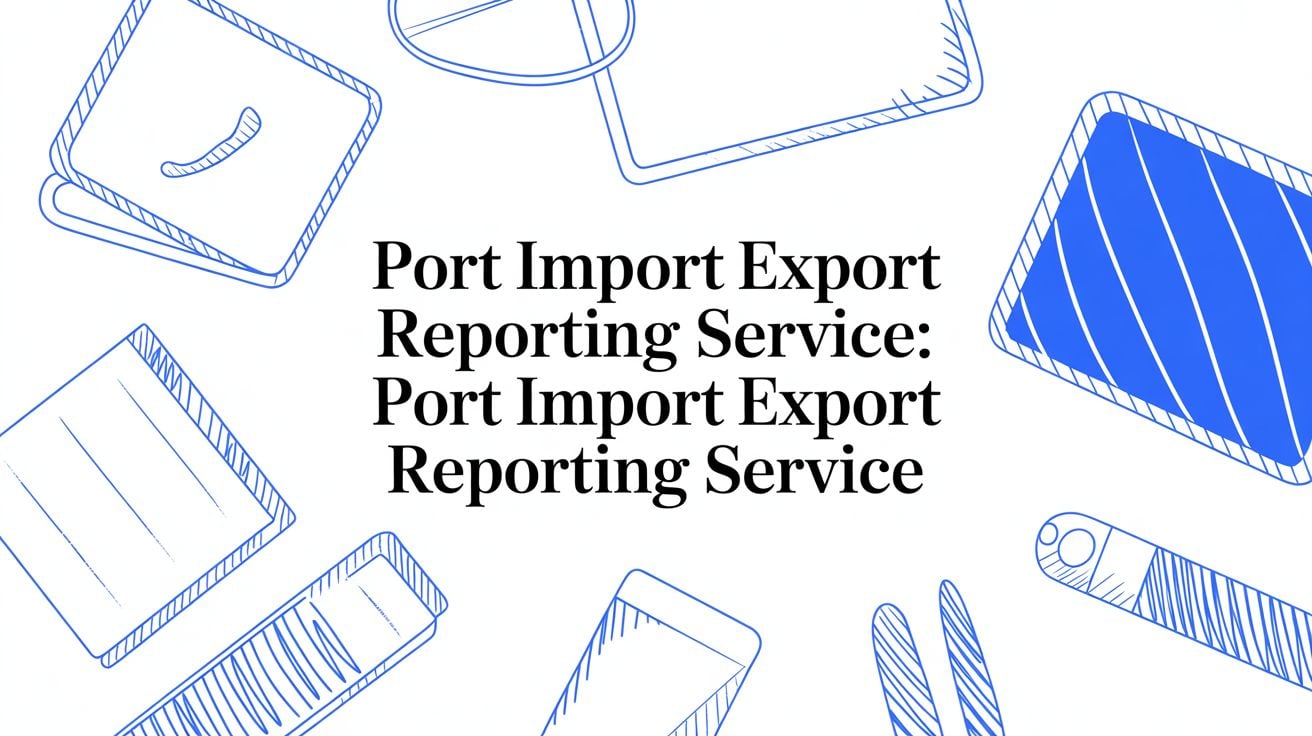 Port Import Export Reporting Service: port import export reporting service