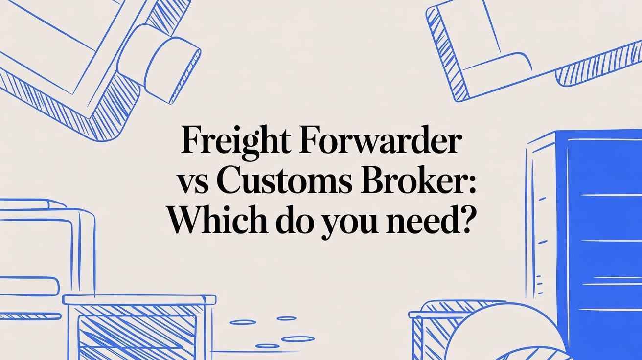 Freight Forwarder vs Customs Broker: Which Do You Need?