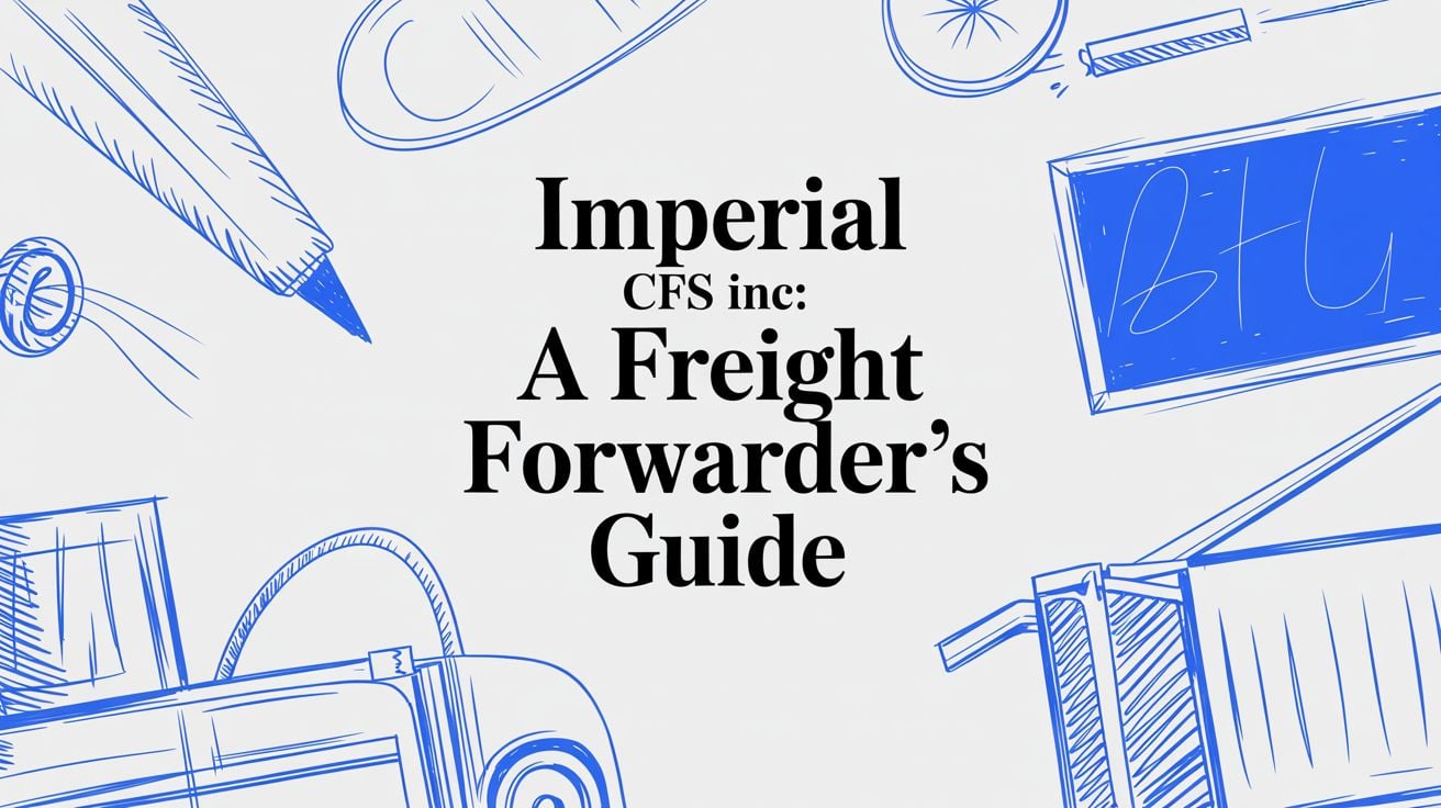 Imperial CFS Inc: A Freight Forwarder’s Guide