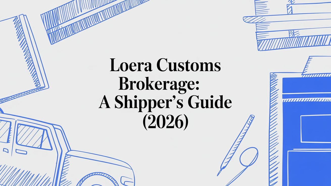 Loera Customs Brokerage: A Shipper’s Guide (2026)