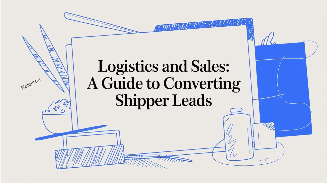 Logistics and Sales: A Guide to Converting Shipper Leads