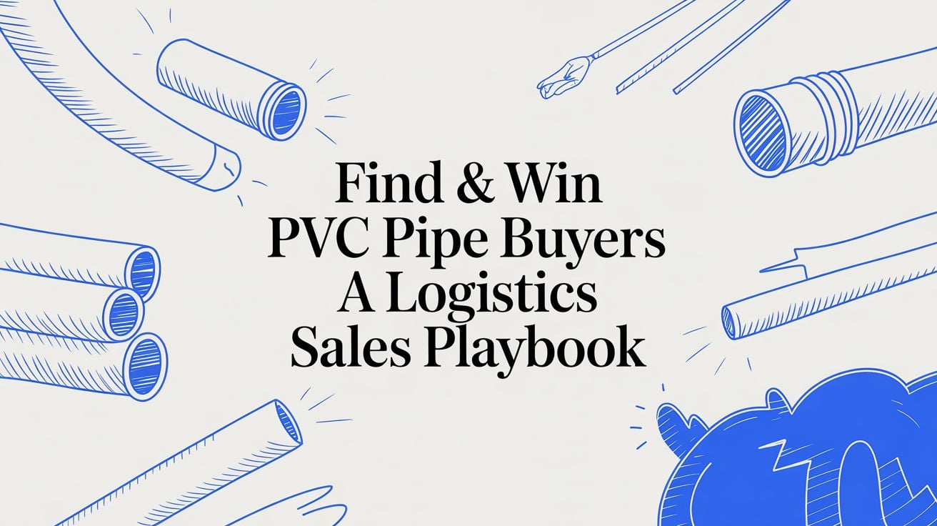 Find &amp; Win PVC Pipe Buyers: A Logistics Sales Playbook